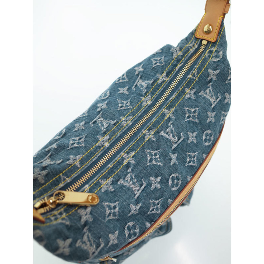 Louis Vuitton Monogram Denim Baggy GM Shoulder Bag Blue - Picture 8 of 9